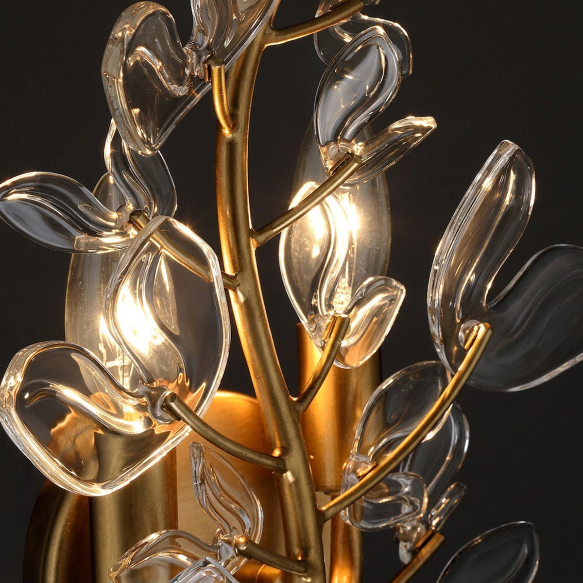 Crystorama Bridget 8.25" 4-Light Wall Sconce Clear - detail