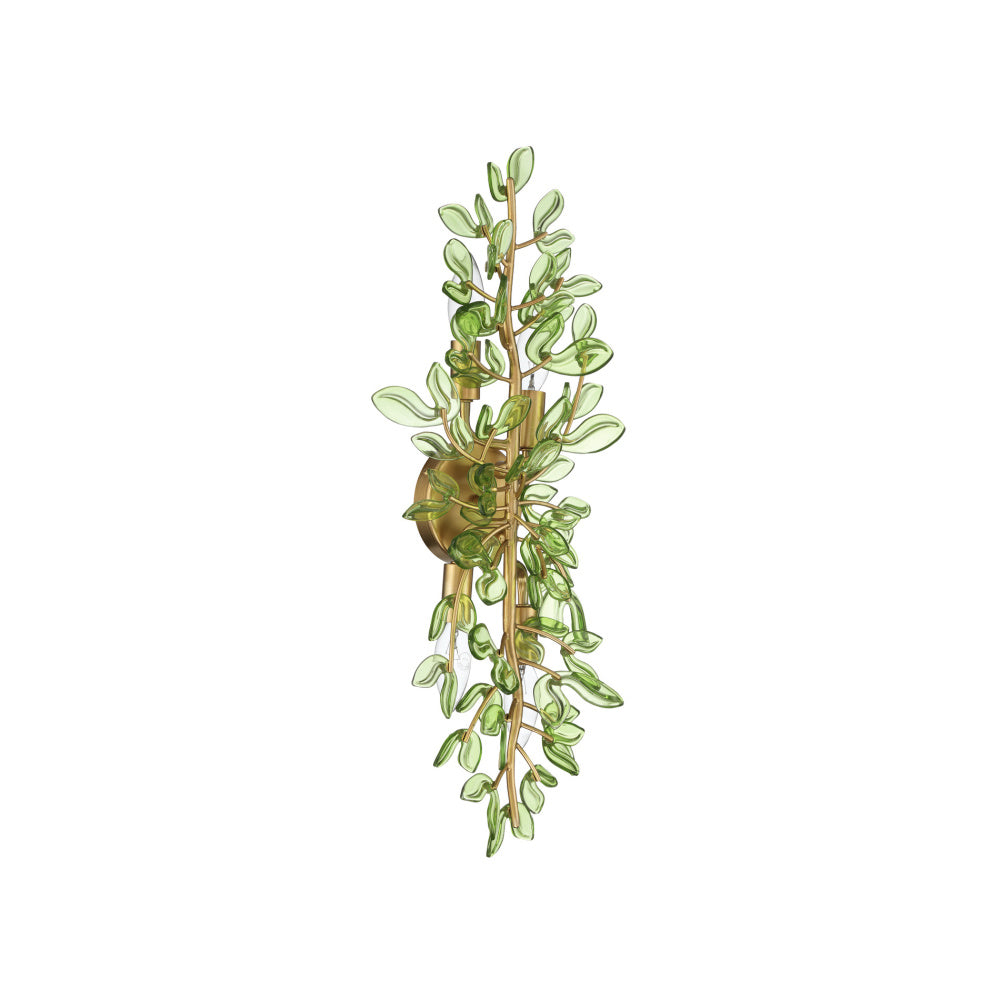 Crystorama Bridget 8.25" 4-Light Wall Sconce Green