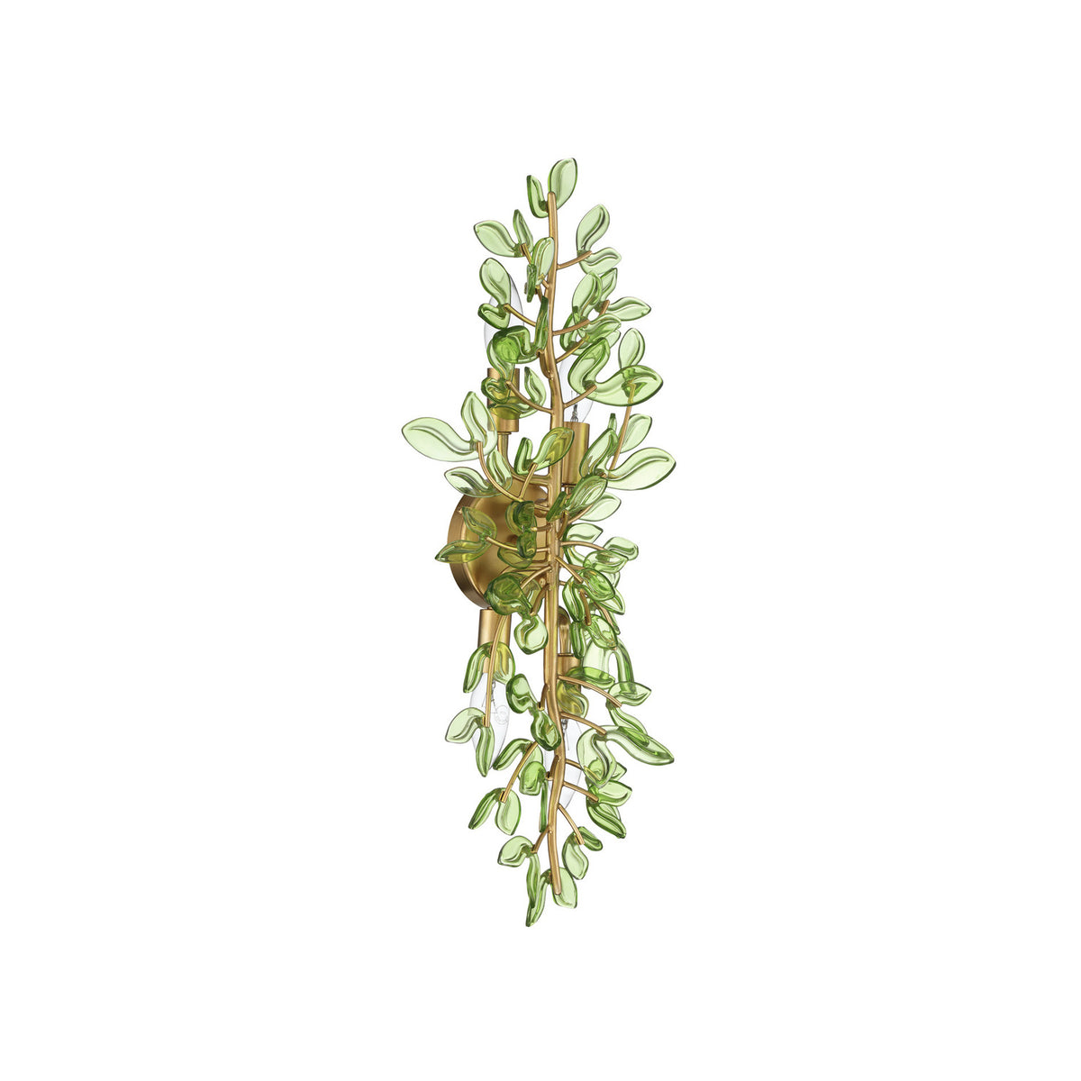 Crystorama Bridget 8.25" 4-Light Wall Sconce Green - detail