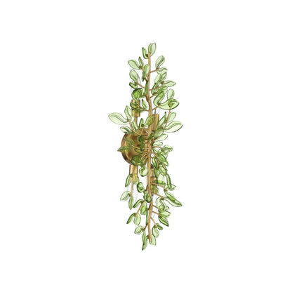 Crystorama Bridget 8.25" 4-Light Wall Sconce Green - detail
