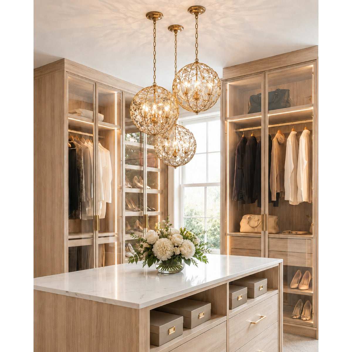Crystorama Bridget 16.5" 3-Light Chandelier Clear - lifestyle
