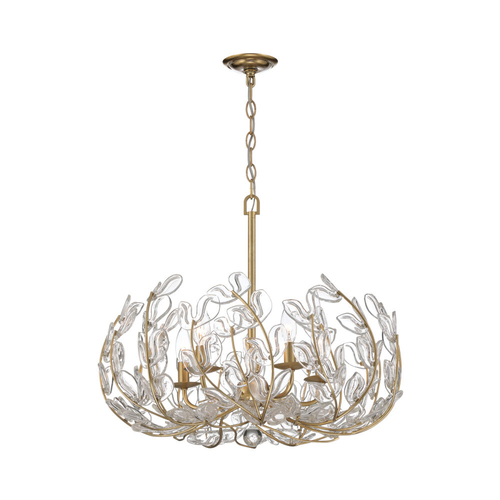Crystorama Bridget 23.5" 5-Light Chandelier Clear