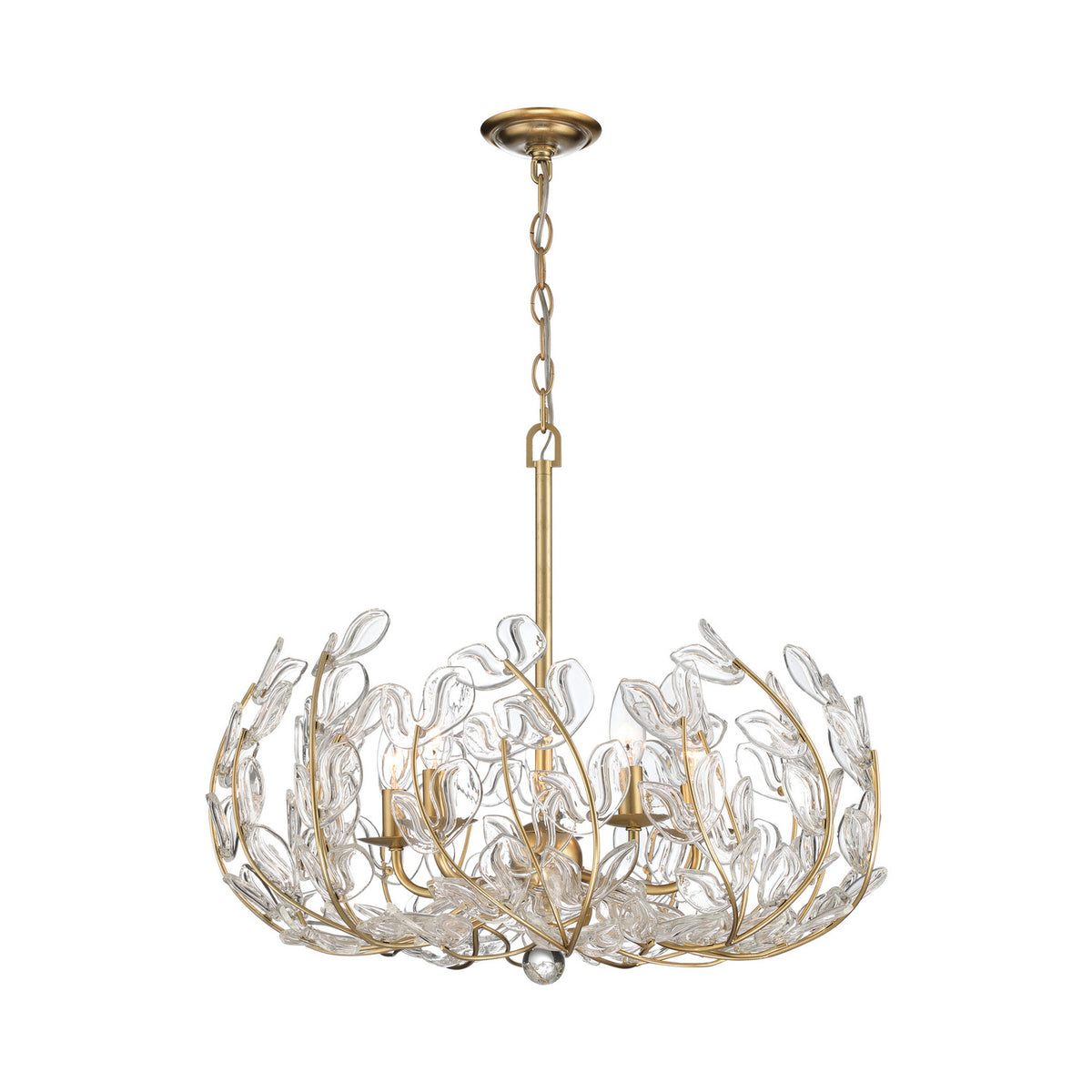 Crystorama Bridget 23.5" 5-Light Chandelier Clear - detail