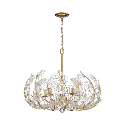 Crystorama Bridget 23.5" 5-Light Chandelier Clear - detail