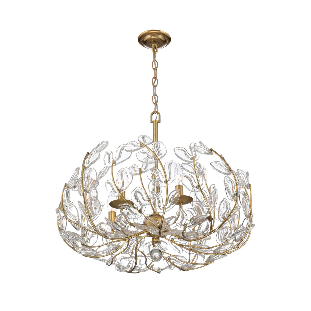 Crystorama Bridget 23.5" 5-Light Chandelier Clear - detail