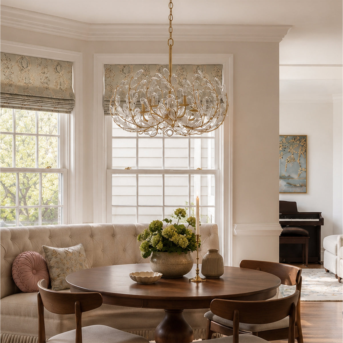 Crystorama Bridget 23.5" 5-Light Chandelier Clear - lifestyle