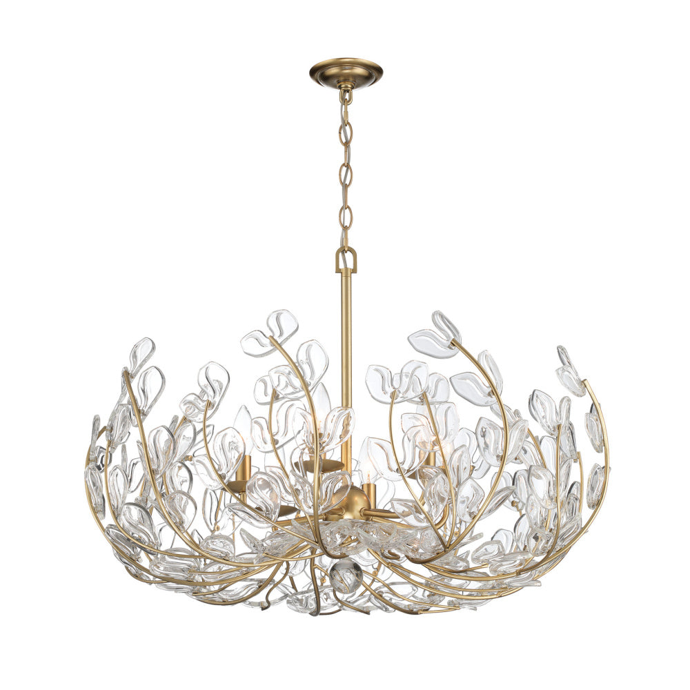 Crystorama Bridget 28.25" 6-Light Chandelier Clear
