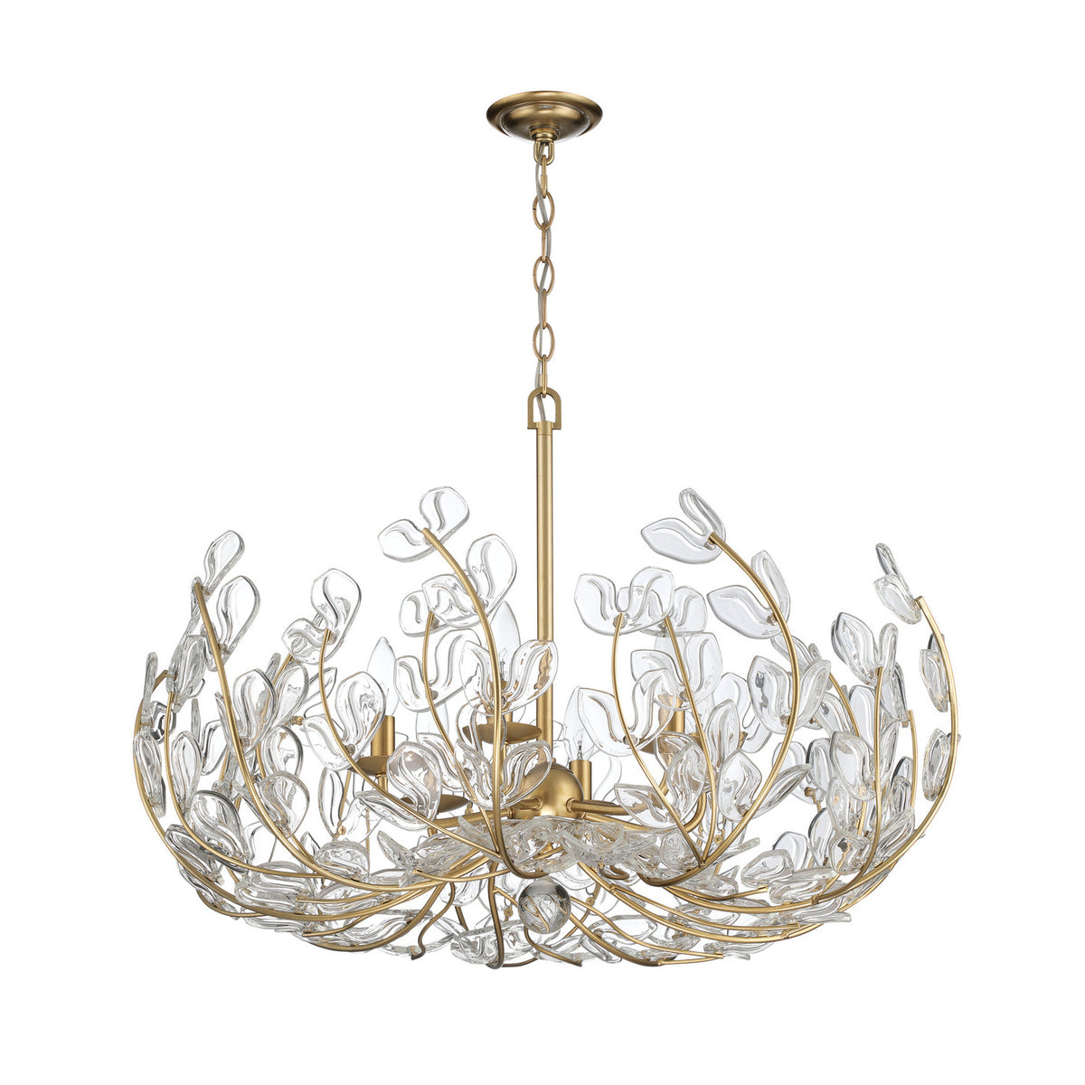 Crystorama Bridget 28.25" 6-Light Chandelier Clear - detail