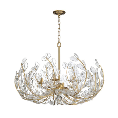 Crystorama Bridget 28.25" 6-Light Chandelier Clear - detail