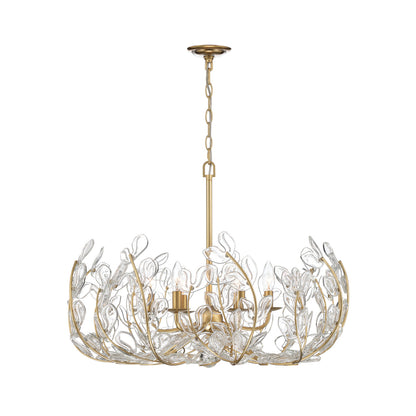 Crystorama Bridget 28.25" 6-Light Chandelier Clear - detail