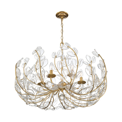 Crystorama Bridget 28.25" 6-Light Chandelier Clear - detail