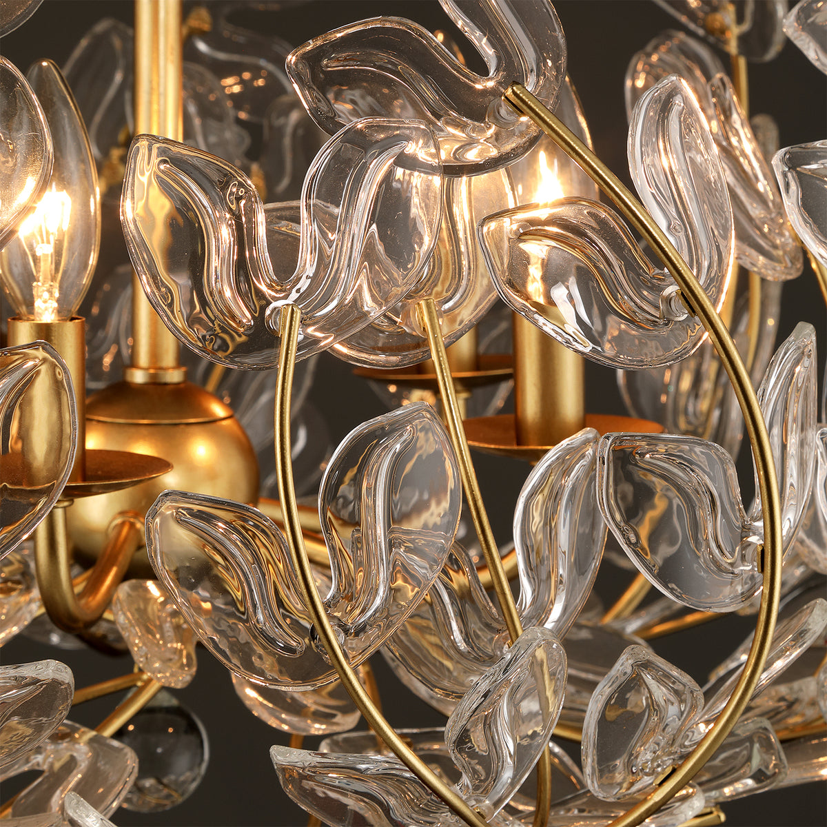 Crystorama Bridget 28.25" 6-Light Chandelier Clear - detail