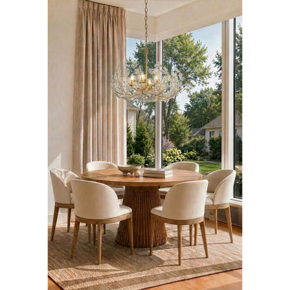 Crystorama Bridget 28.25" 6-Light Chandelier Clear - lifestyle