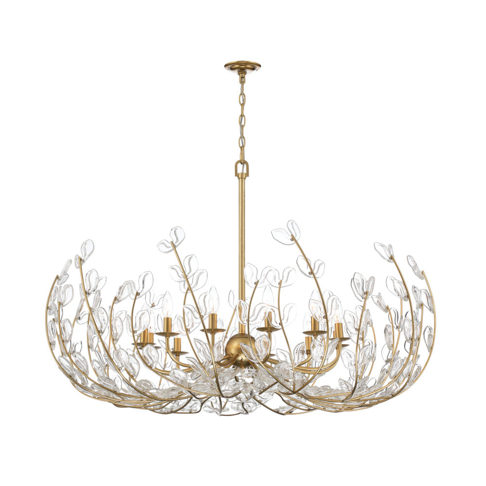 Crystorama Bridget 42" 12-Light Chandelier Clear