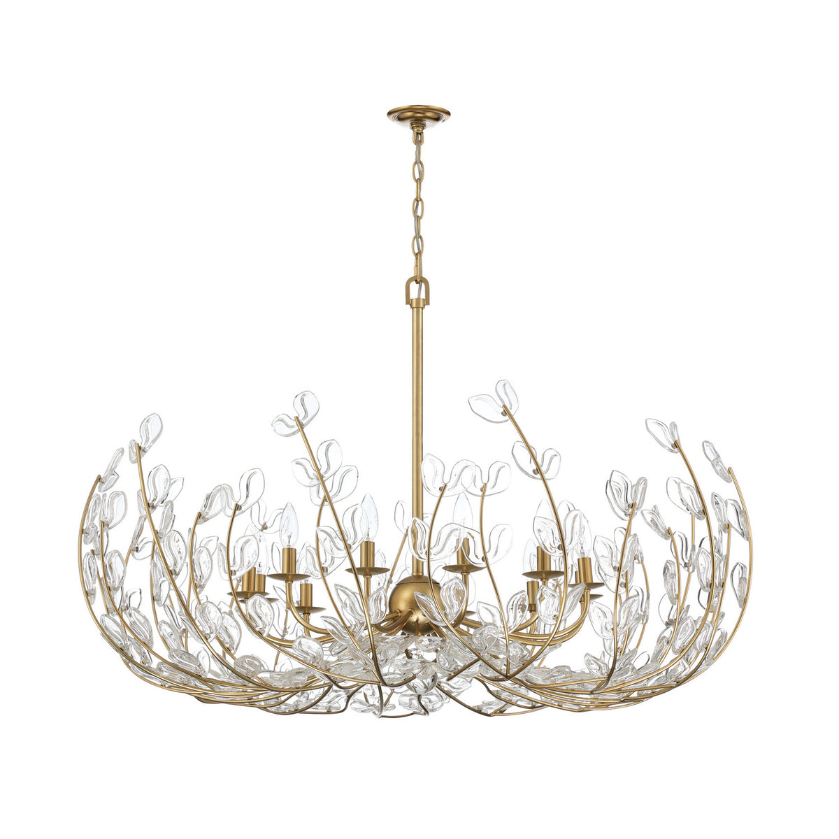 Crystorama Bridget 42" 12-Light Chandelier Clear - detail