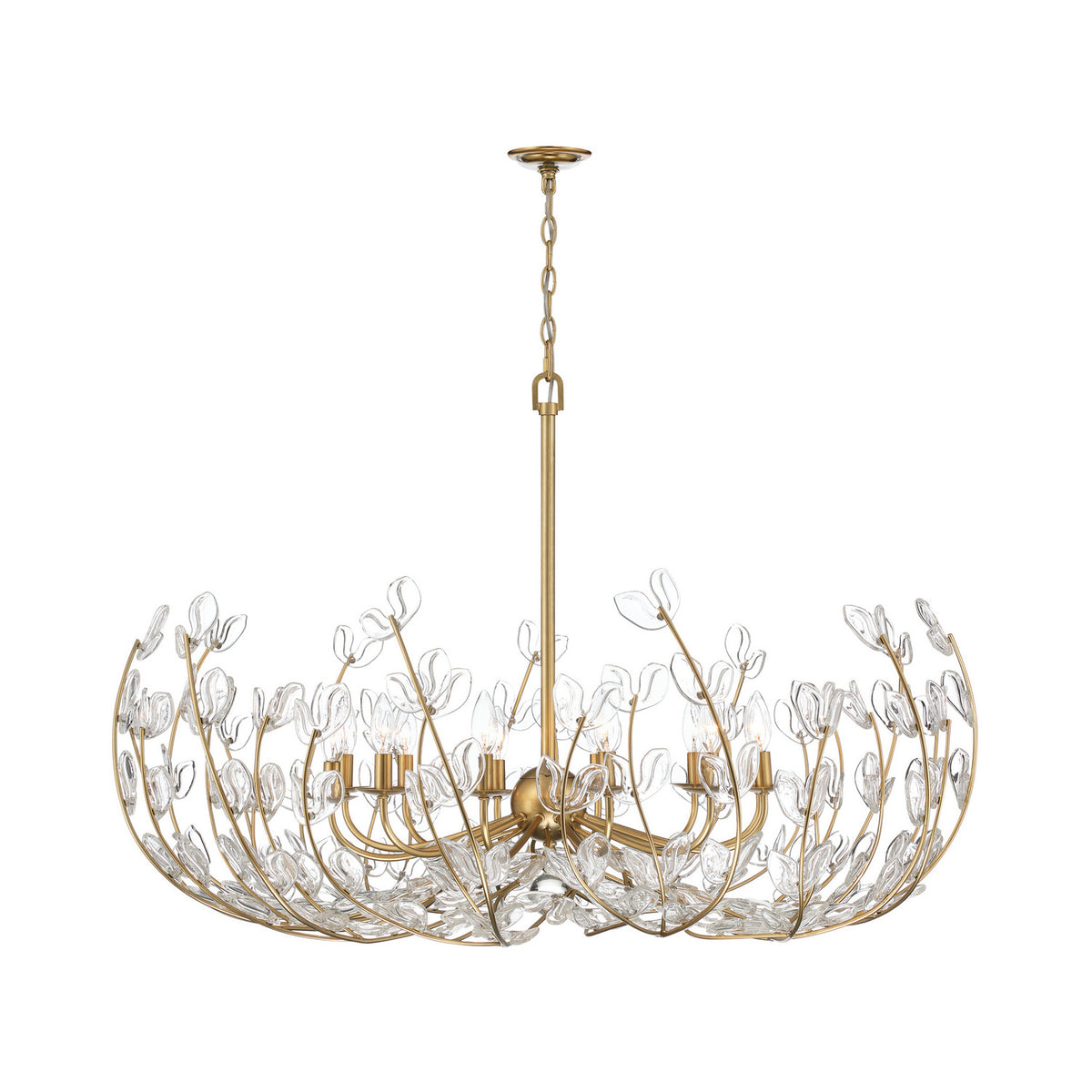 Crystorama Bridget 42" 12-Light Chandelier Clear - detail