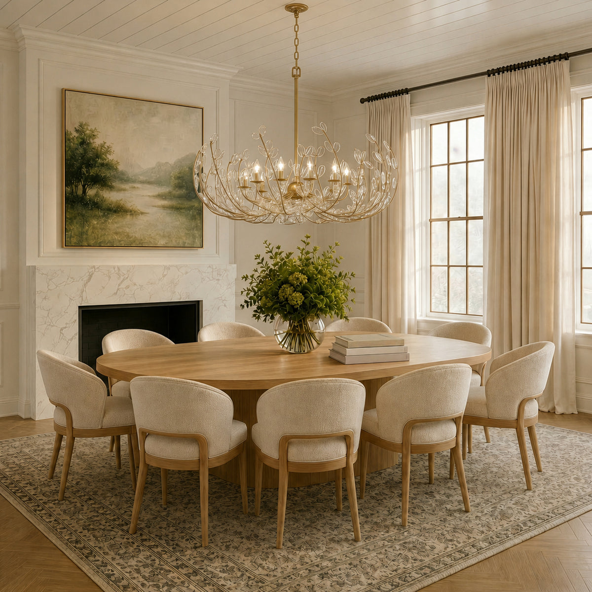 Crystorama Bridget 42" 12-Light Chandelier Clear - lifestyle