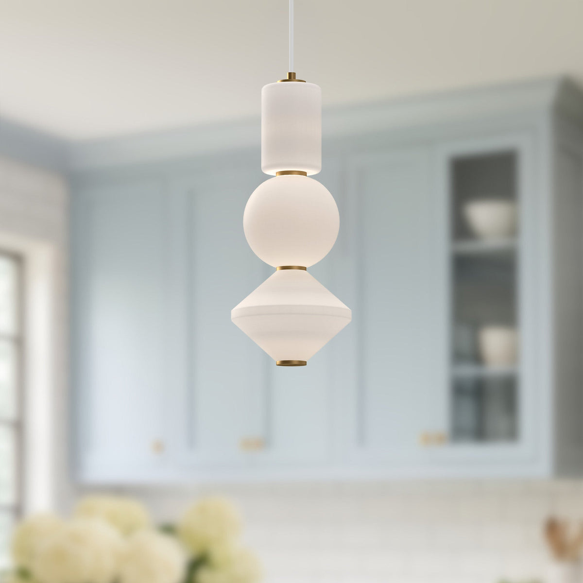 Bijou 8" Glass LED Pendant
