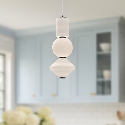 Bijou 8" Glass LED Pendant