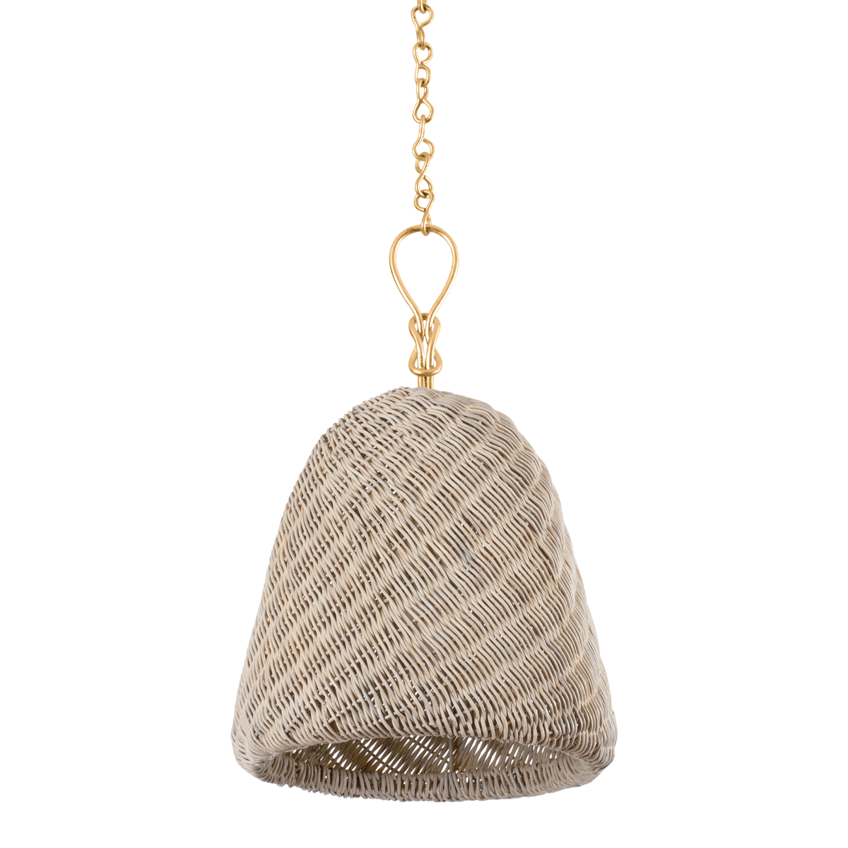 Hudson Valley Reina 14" Pendant Gold Leaf