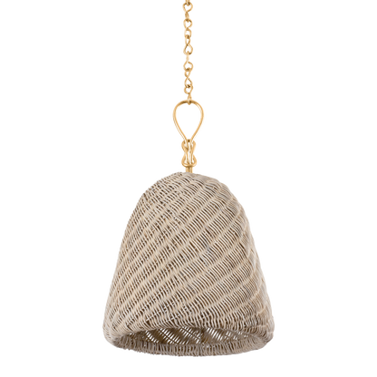 Hudson Valley Reina 14" Pendant Gold Leaf