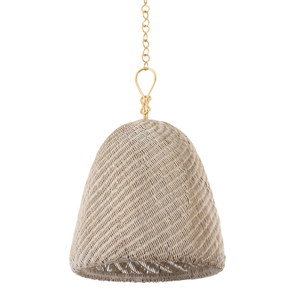 Hudson Valley Reina 21" Pendant Gold Leaf