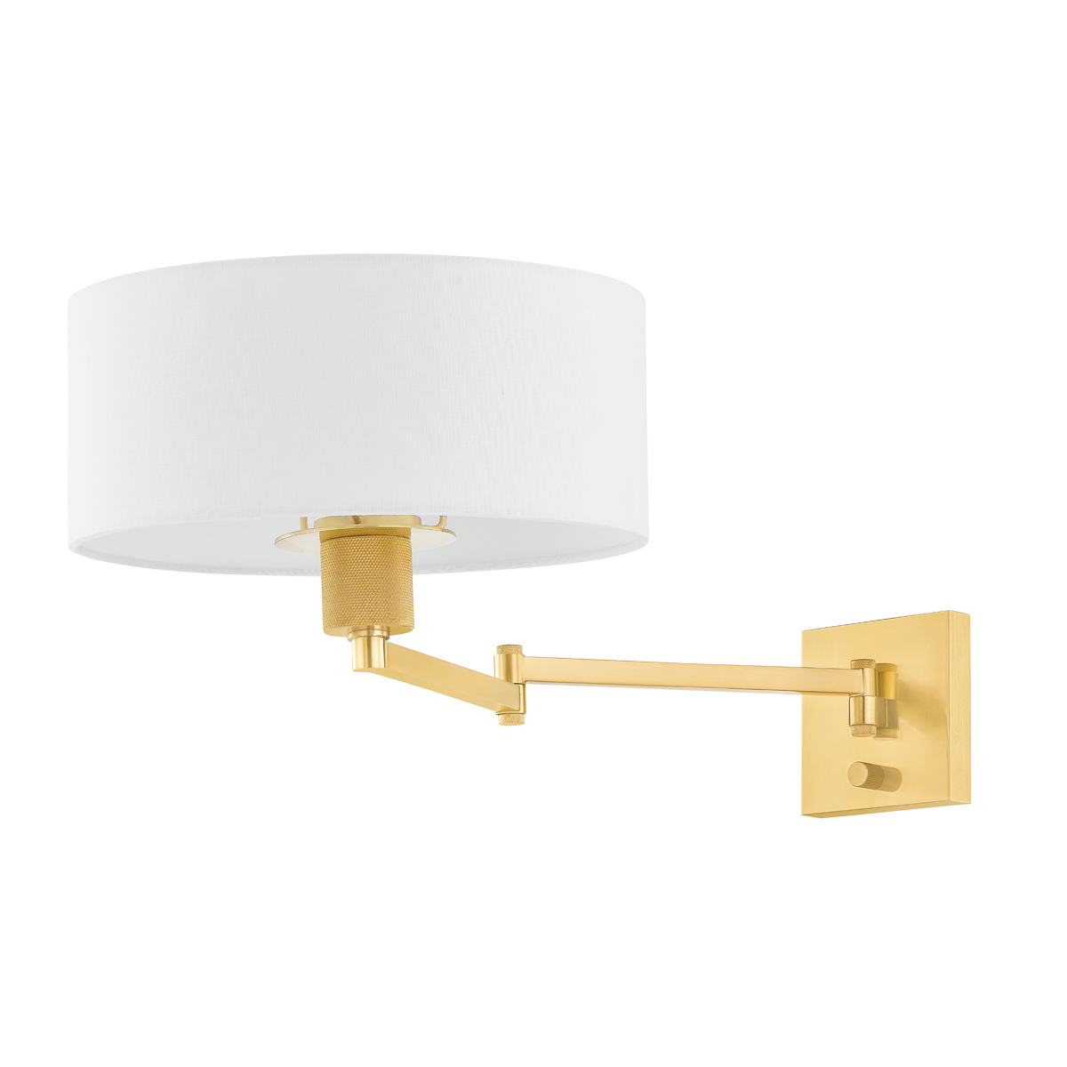 Hudson Valley Sammy Wall Sconce Aged Brass