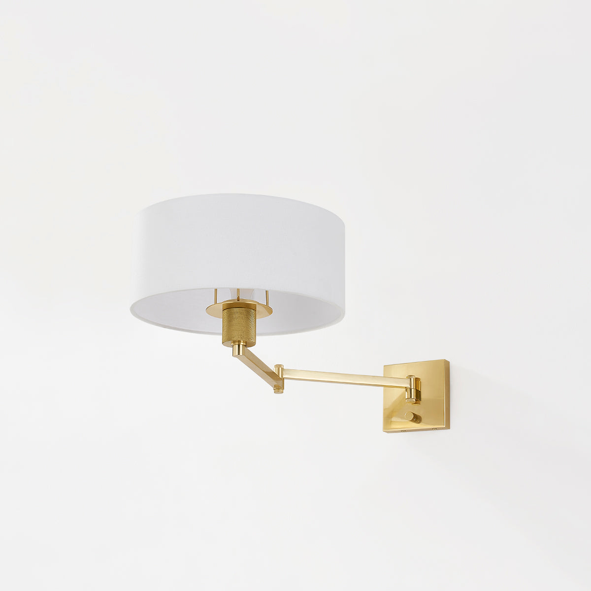 Hudson Valley Sammy Wall Sconce Aged Brass detail view 1