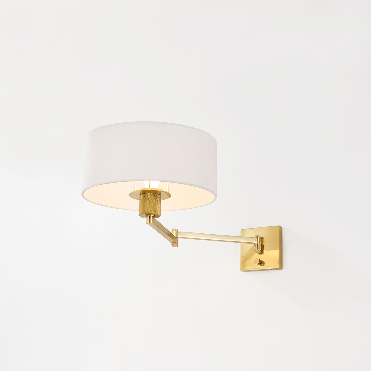 Hudson Valley Sammy Wall Sconce Aged Brass detail view 2