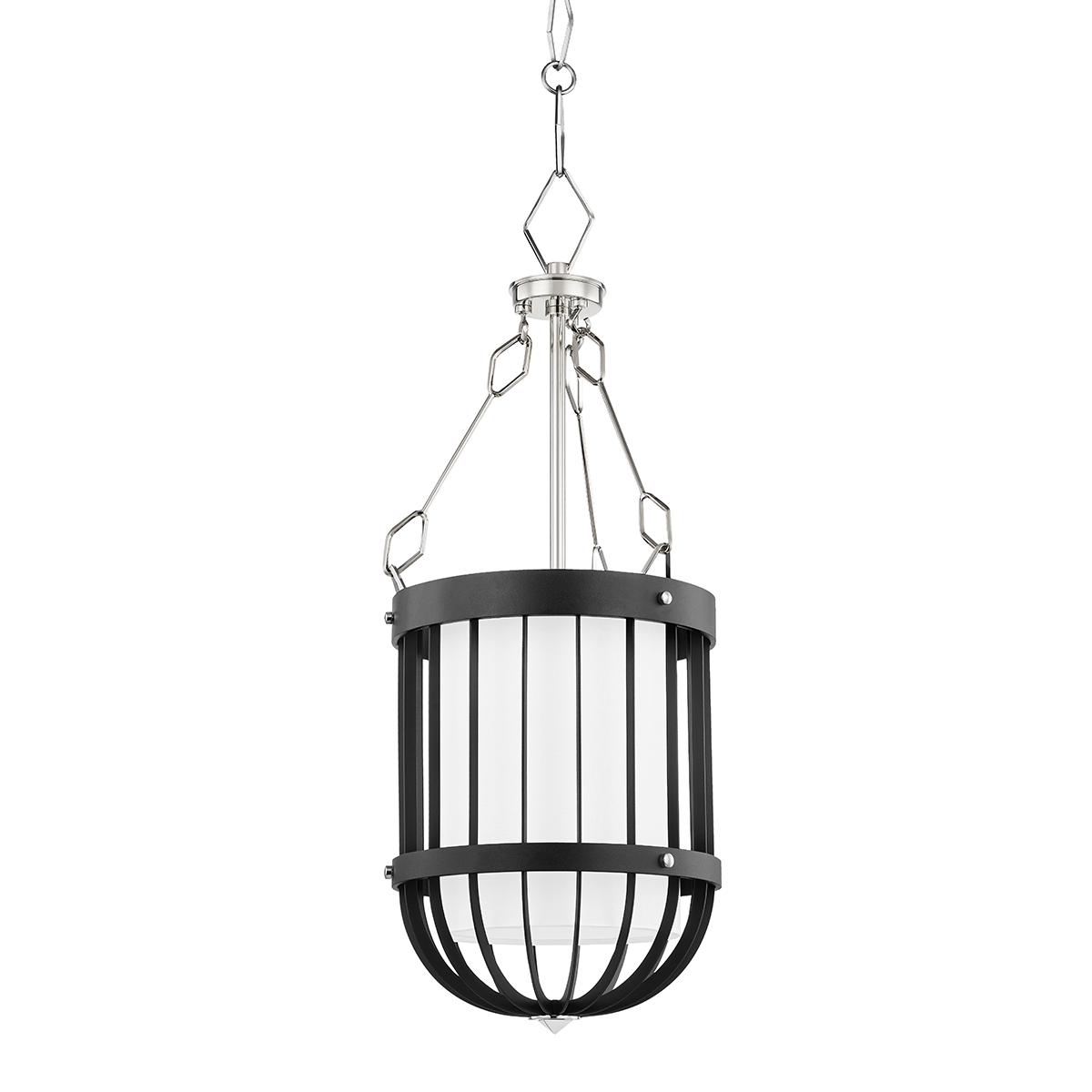 Hudson Valley Landon Pendant Polished Nickel/Black