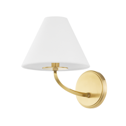 Hudson Valley Stacey Wall Sconce Aged Brass