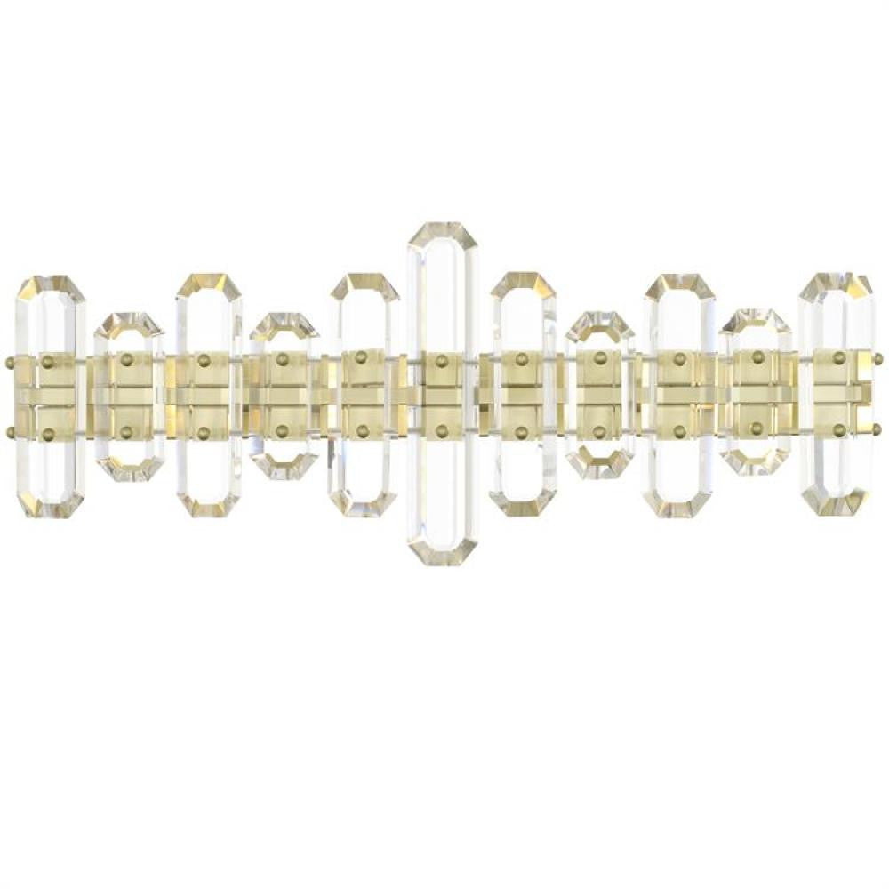 Crystorama Bolton Bathroom Vanity Aged Brass