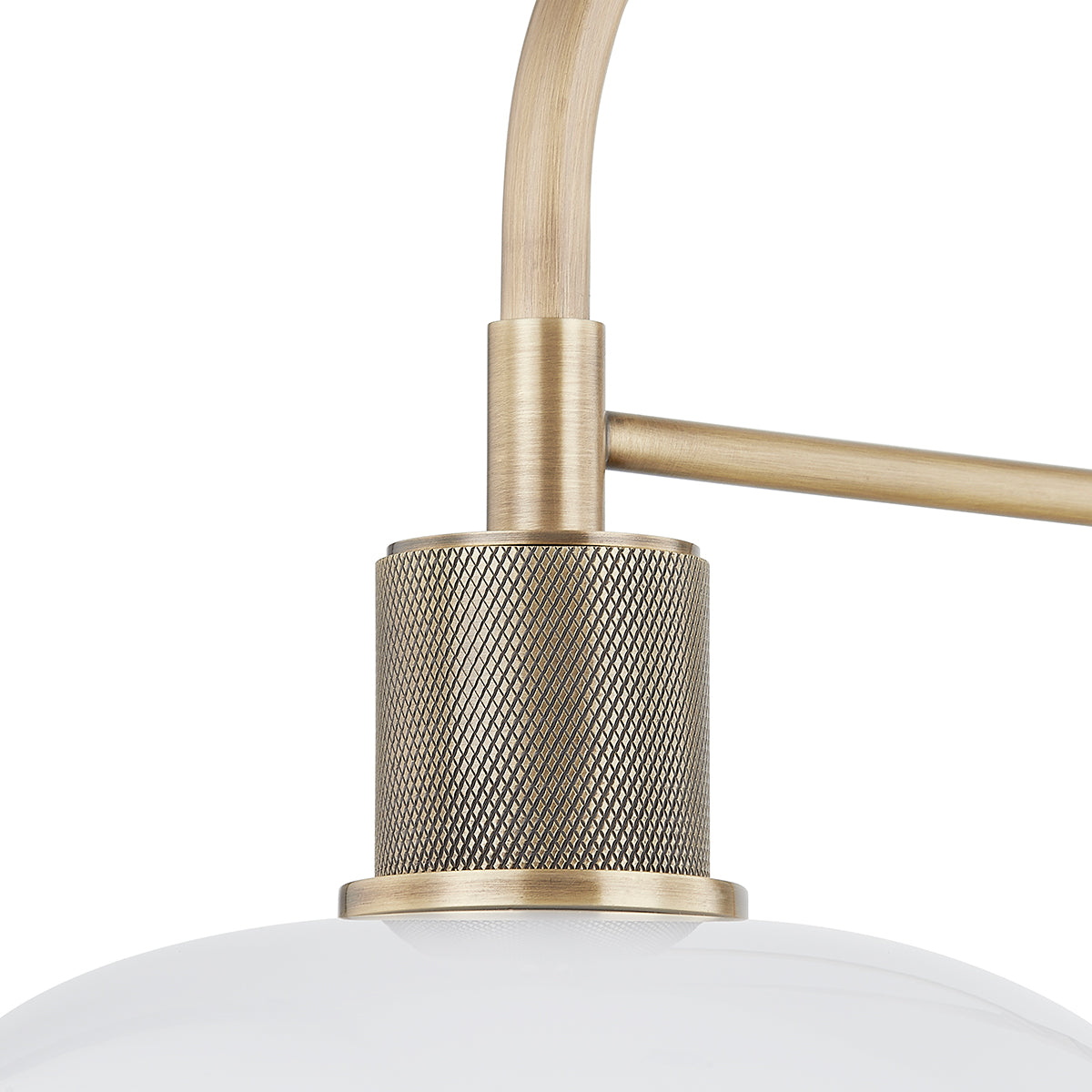 Troy Bradbury Wall Sconce Patina Brass Detail 1