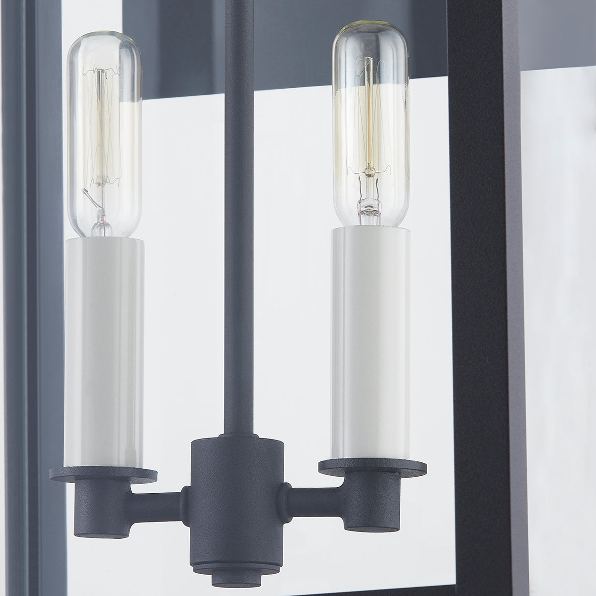 Troy Braydan Outdoor Wall Sconce Textured Black Detail 1
