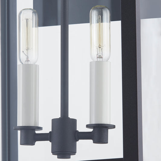 Troy Braydan Outdoor Wall Sconce Textured Black Detail 1