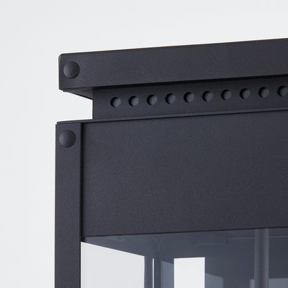 Troy Braydan Outdoor Wall Sconce Textured Black Detail 2