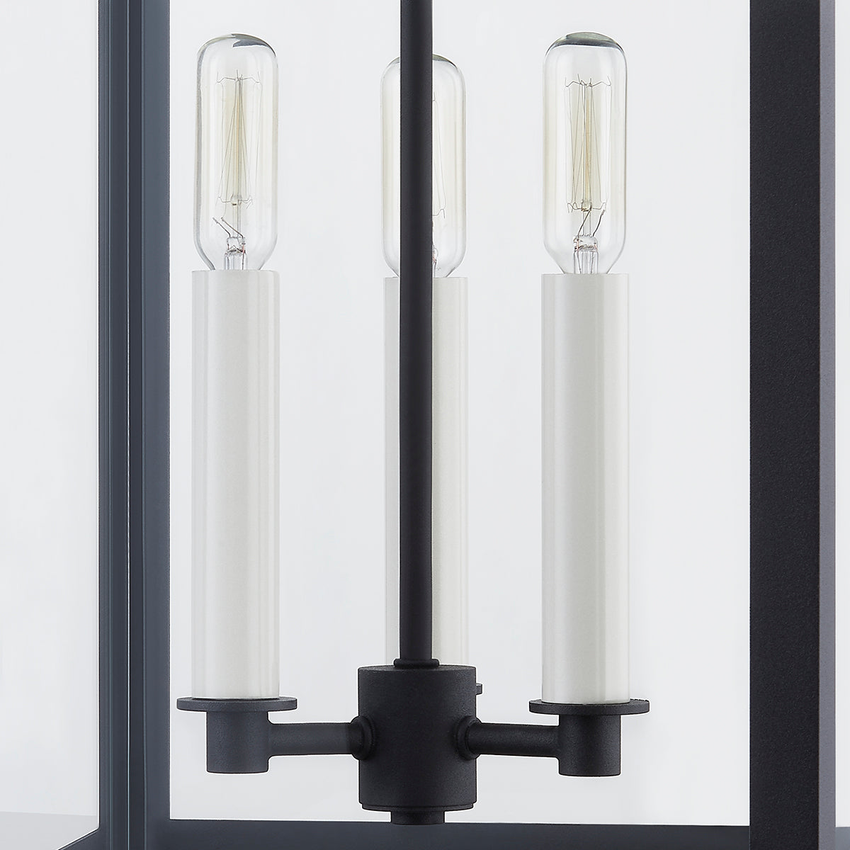 Troy Braydan Outdoor Wall Sconce Textured Black Detail 2