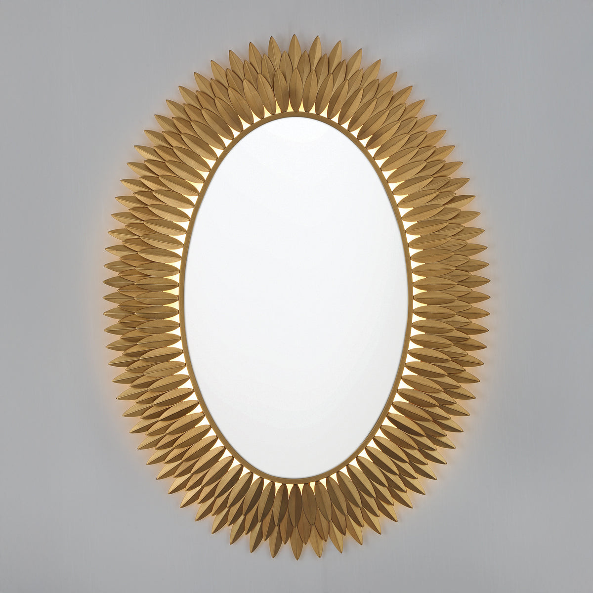 Crystorama Broche 31.25" LED Mirror - detail