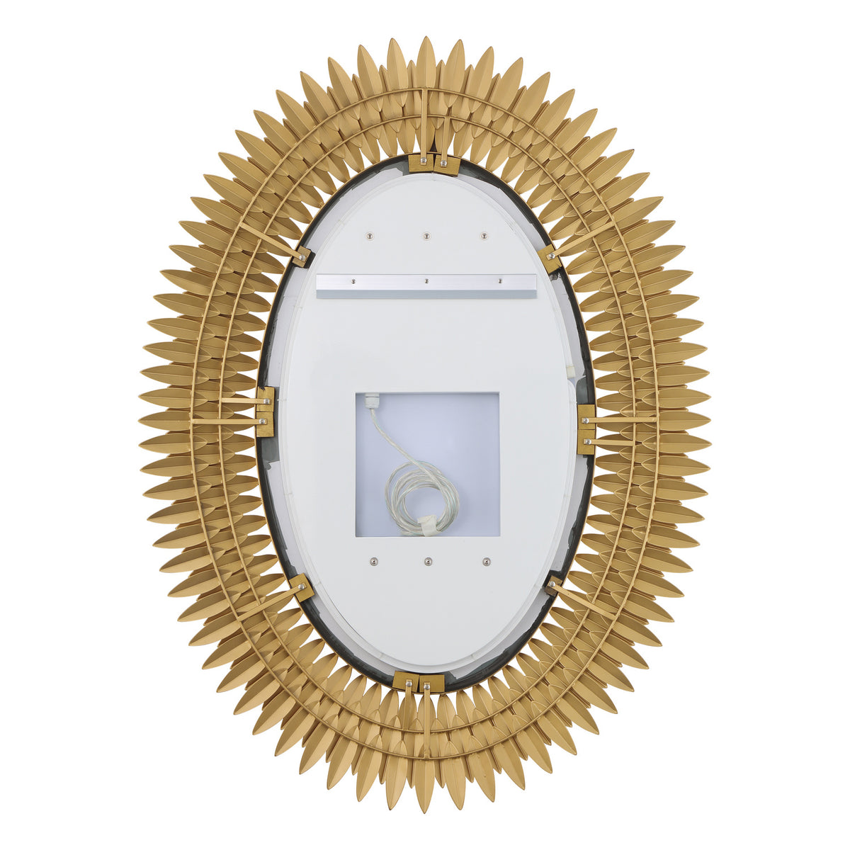 Crystorama Broche 31.25" LED Mirror - detail