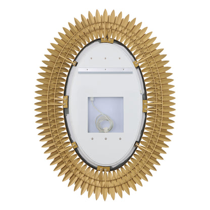 Crystorama Broche 31.25" LED Mirror - detail