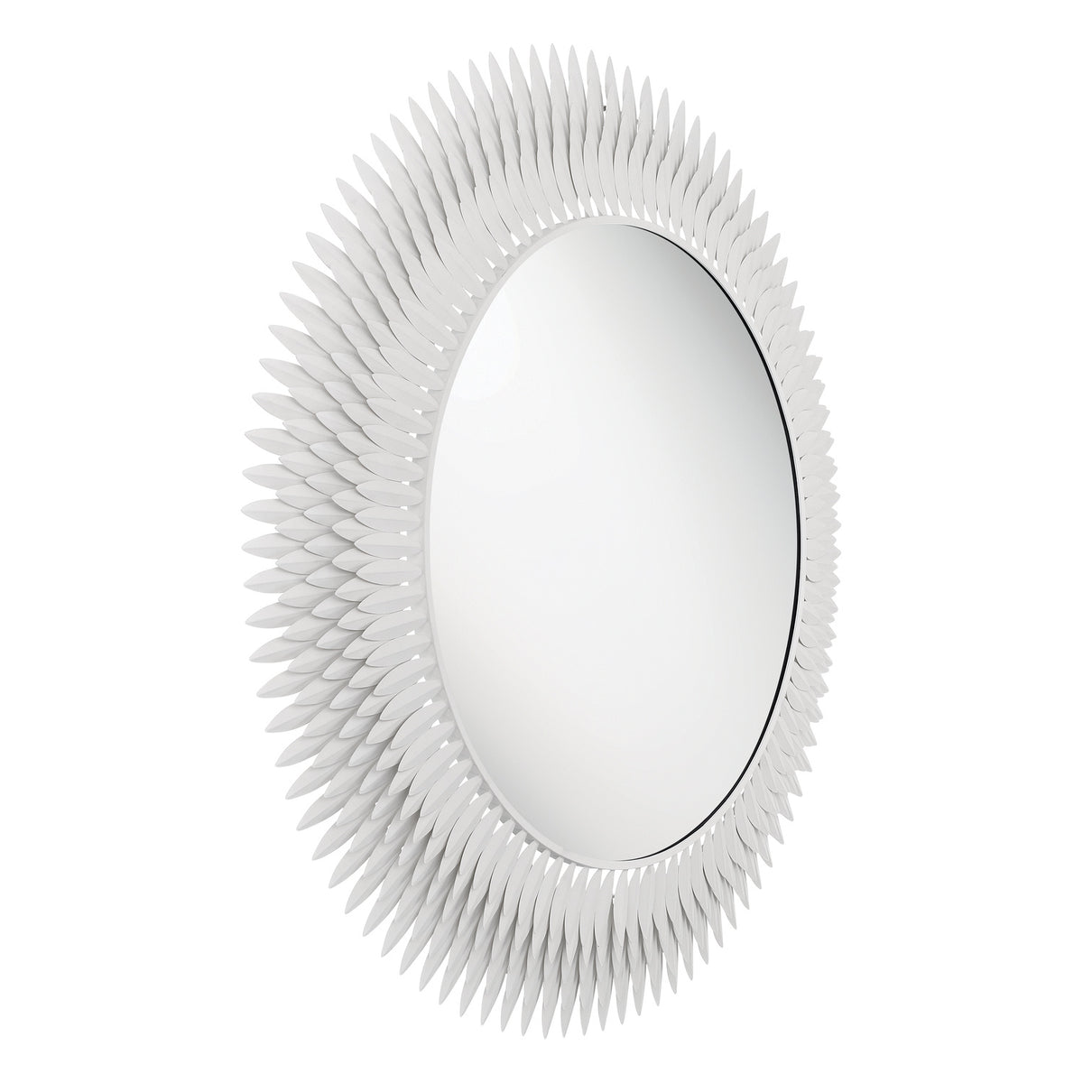 Crystorama Broche 46.75" Mirror Matte White - detail