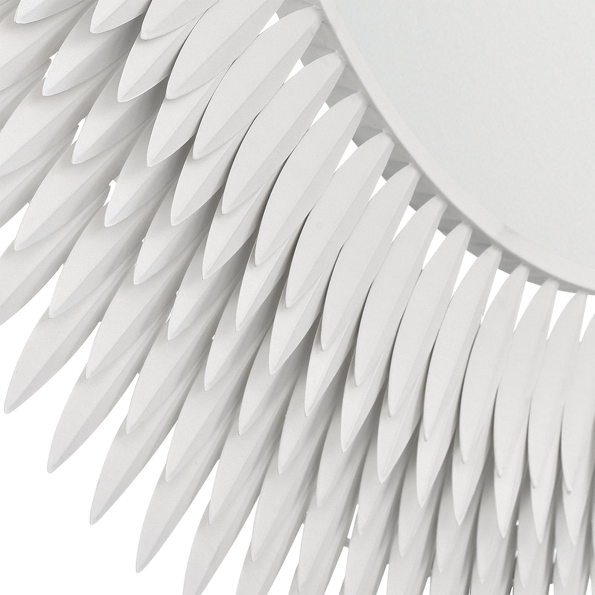 Crystorama Broche 46.75" Mirror Matte White - detail