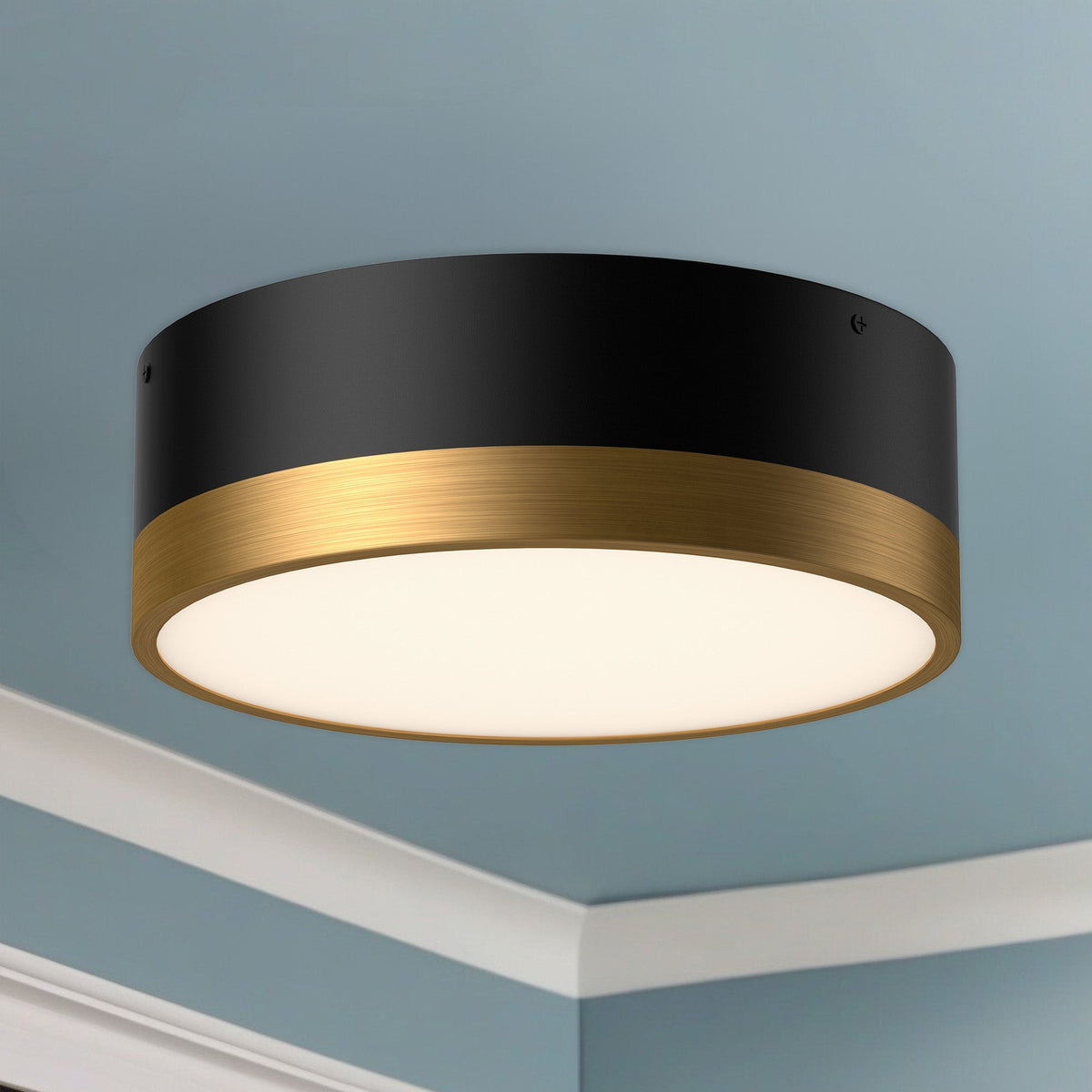 Brisbane 12" 2-Light Flush Mount