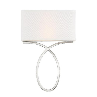 Crystorama Brinkley Wall Sconce Polished Nickel