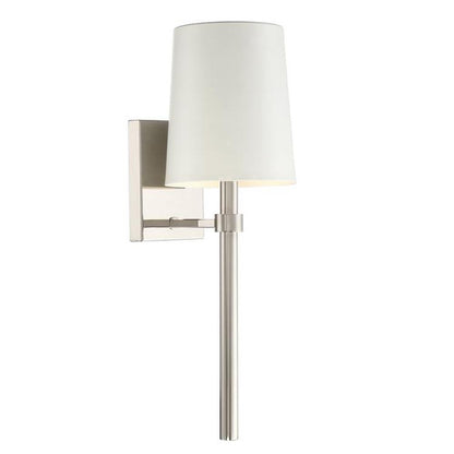 Crystorama Bromley Wall Sconce Polished Nickel