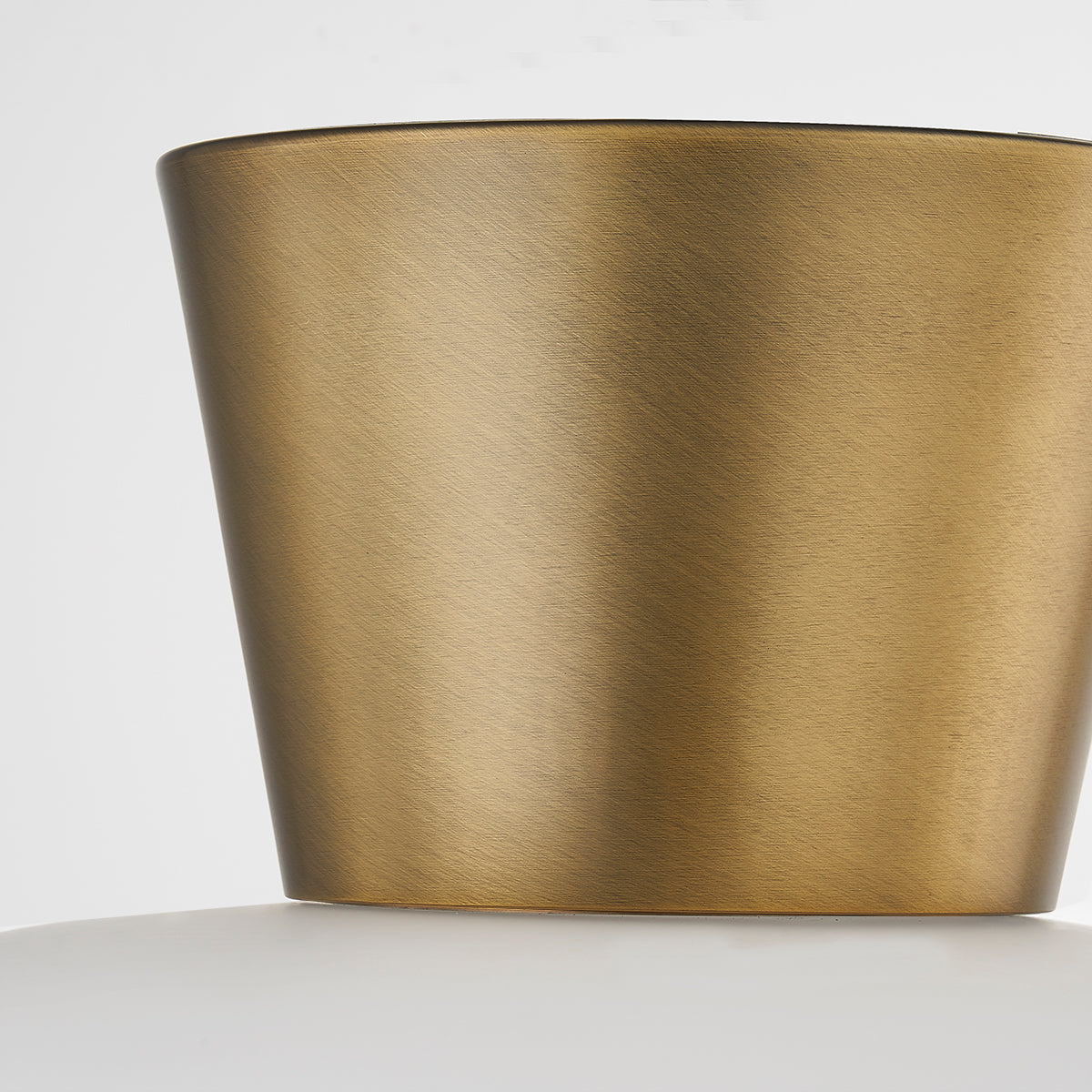 Troy Brody Flush Mount Patina Brass Detail 1