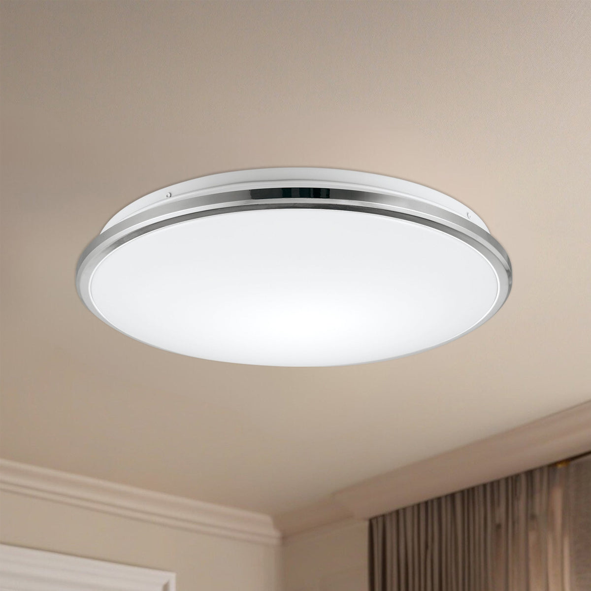 Brook 11" Flush Mount - Chrome