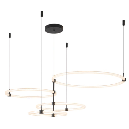 Bruni 55" Chandelier - Black