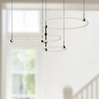Bruni 55" Chandelier - Black