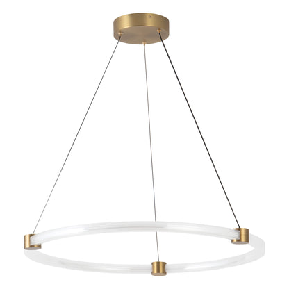 Bruni 24" Pendant - Brushed Gold